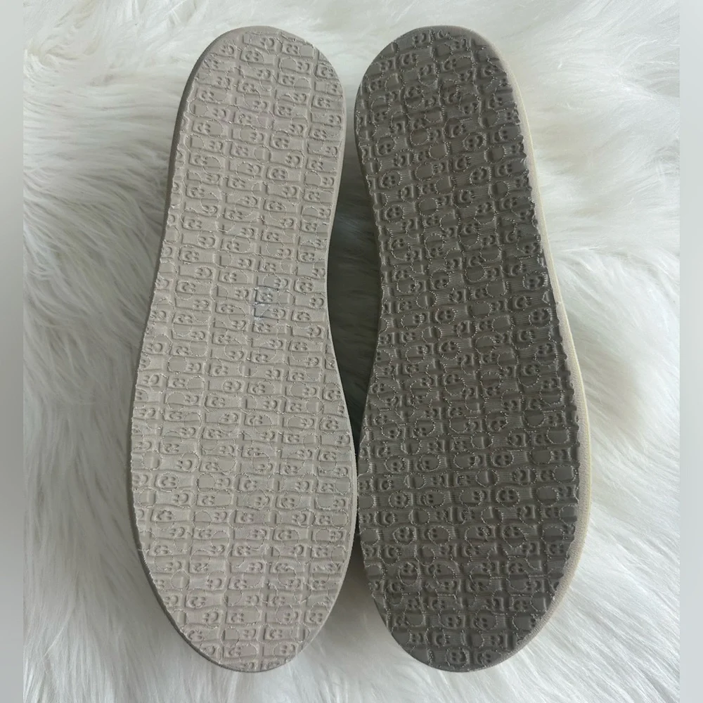 Sanuk Sidewalk Surfer Canvas Shoes Womens Size 9 Natural Khaki Green Slip On - Picture 11 of 13